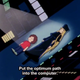 Tetsuro and Maetel being processed by the Cleaningless Committee.